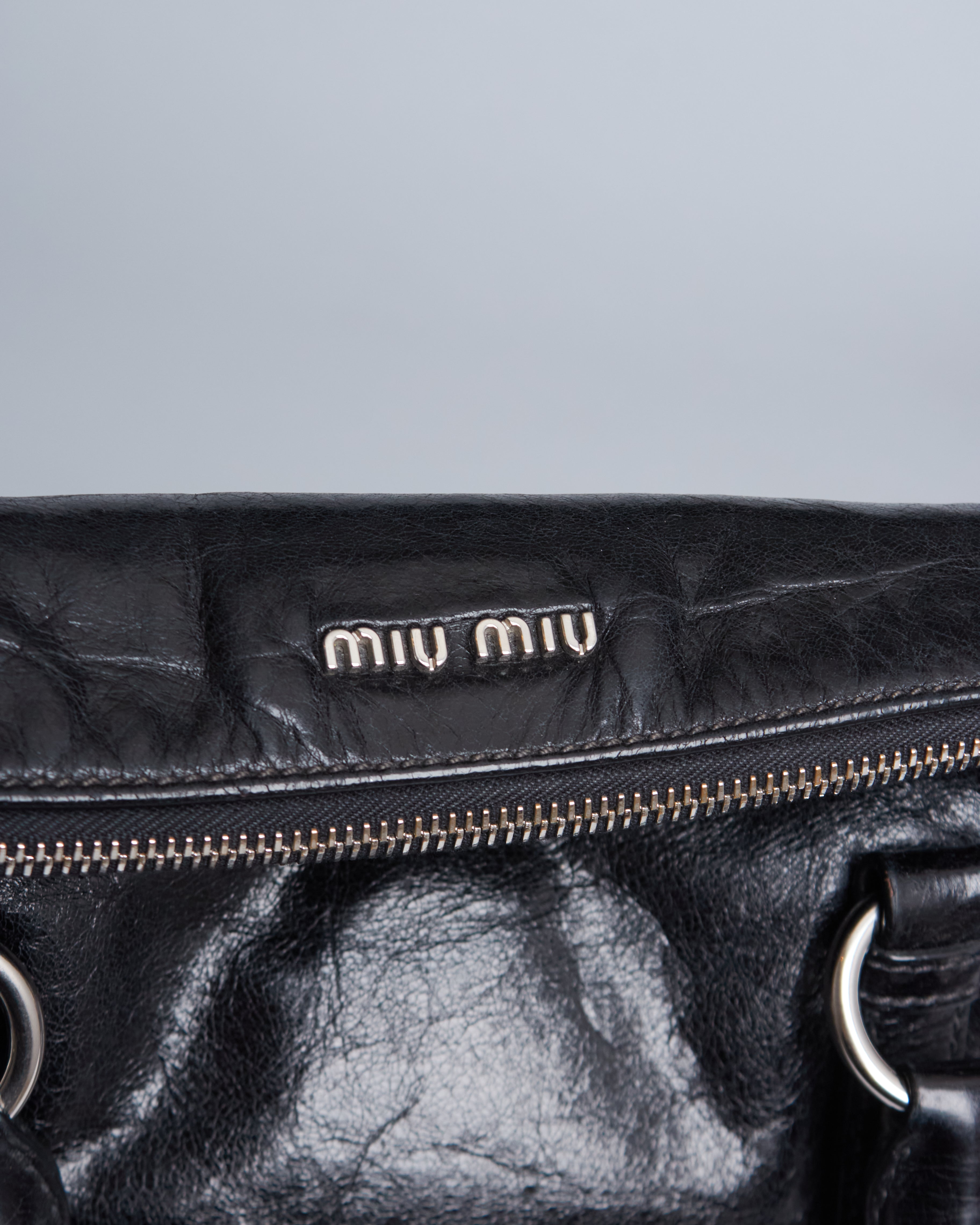 Miu Miu Vitello Lux Bow Bag Mini