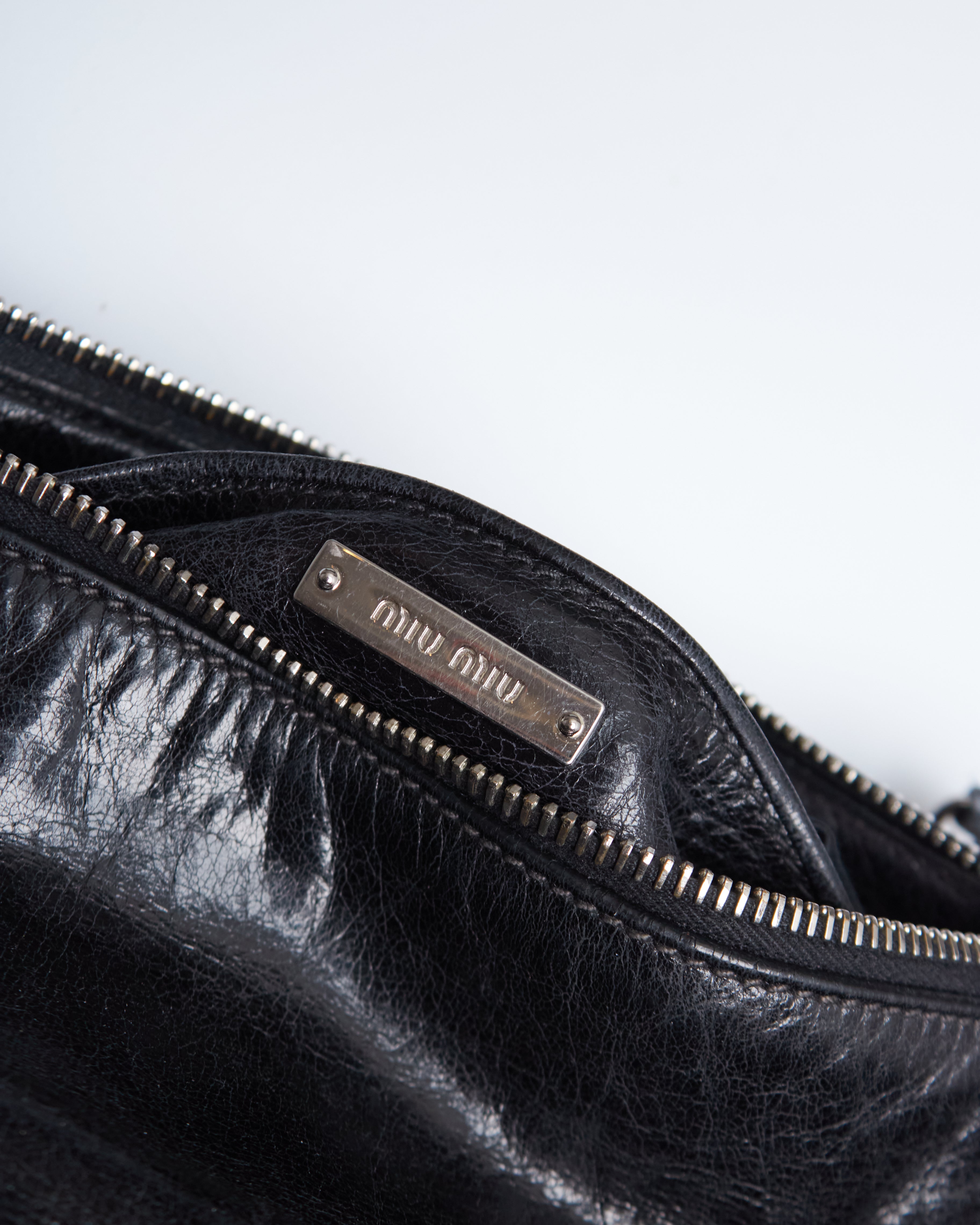 Miu Miu Vitello Lux Bow Bag Mini