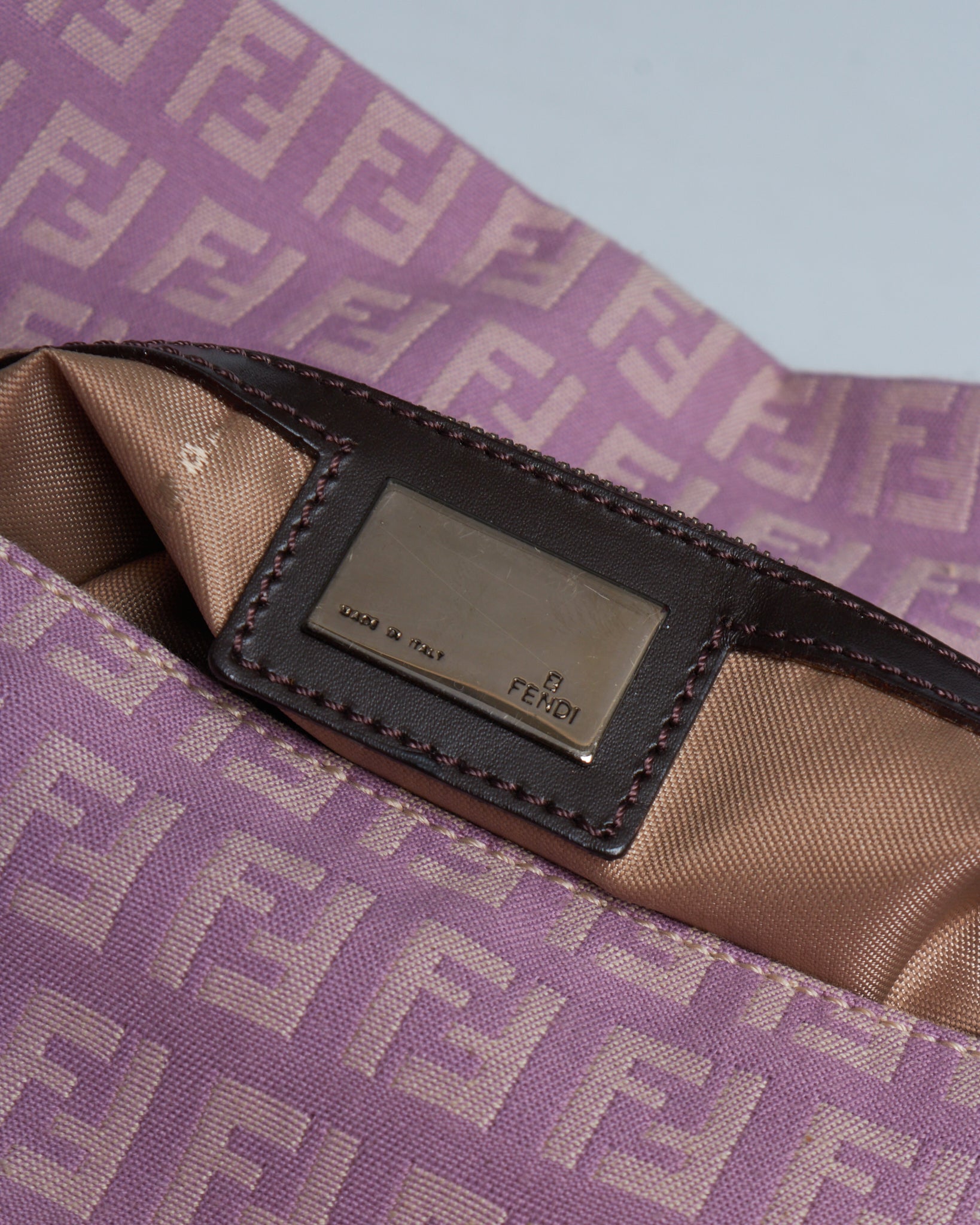 Fendi Zucca Baguette Bag