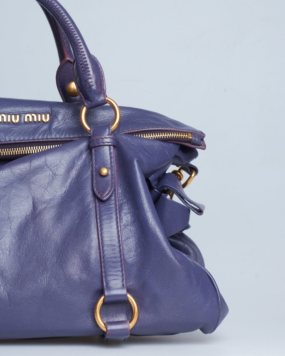 Miu Miu Vitello Lux Bow