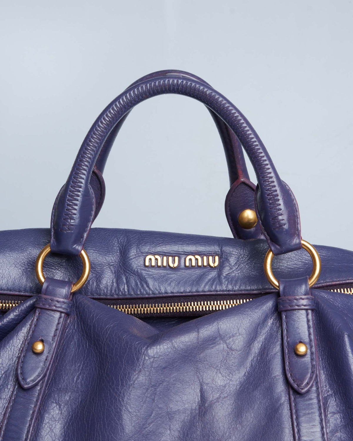 Miu Miu Vitello Lux Bow