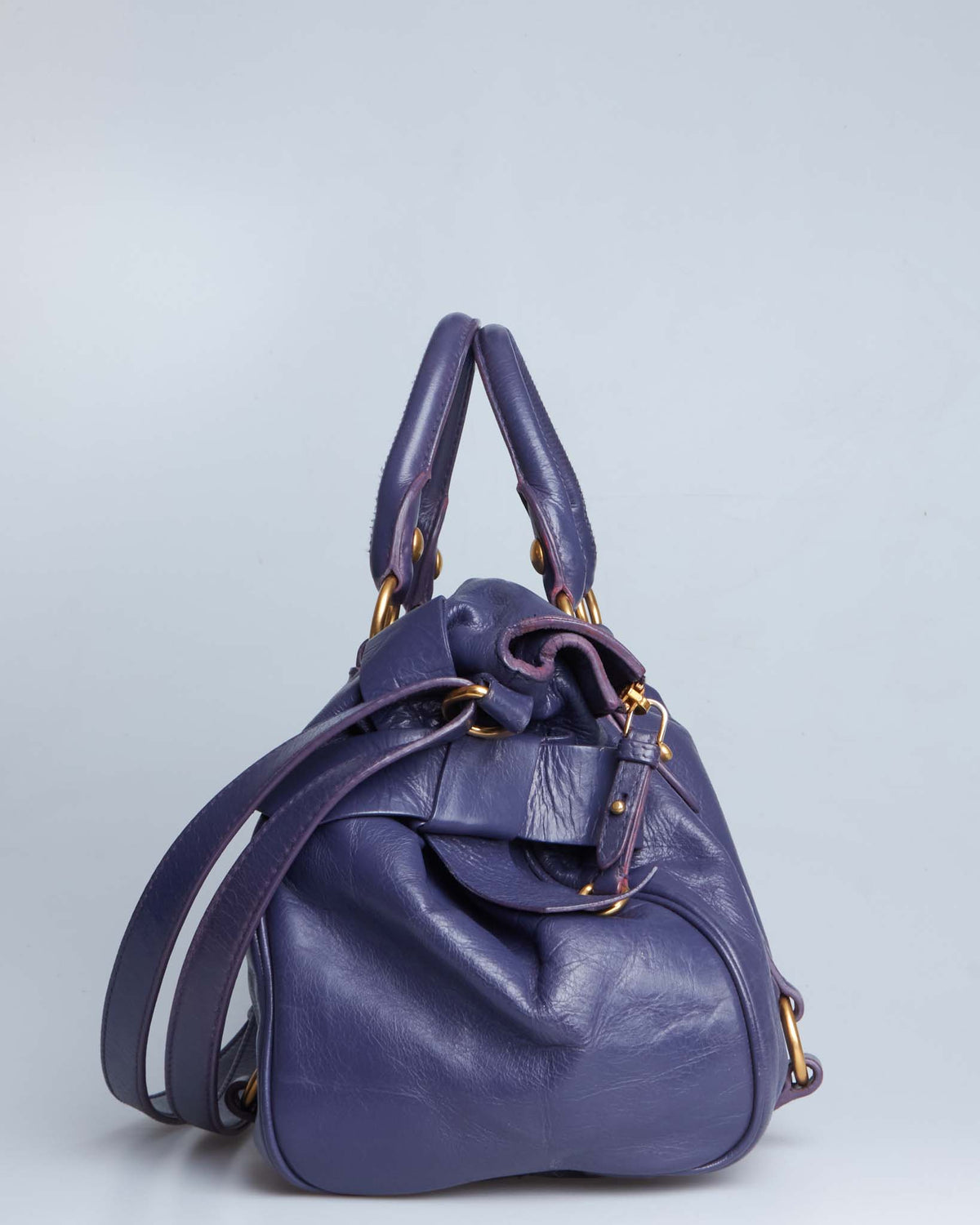 Miu Miu Vitello Lux Bow