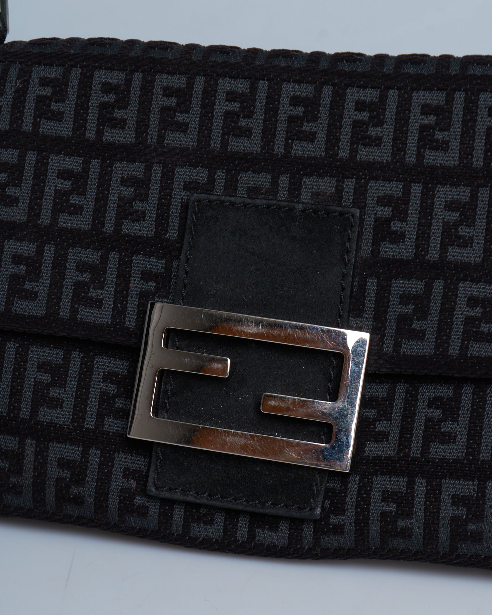Fendi Zucca Mini Baguette Bag