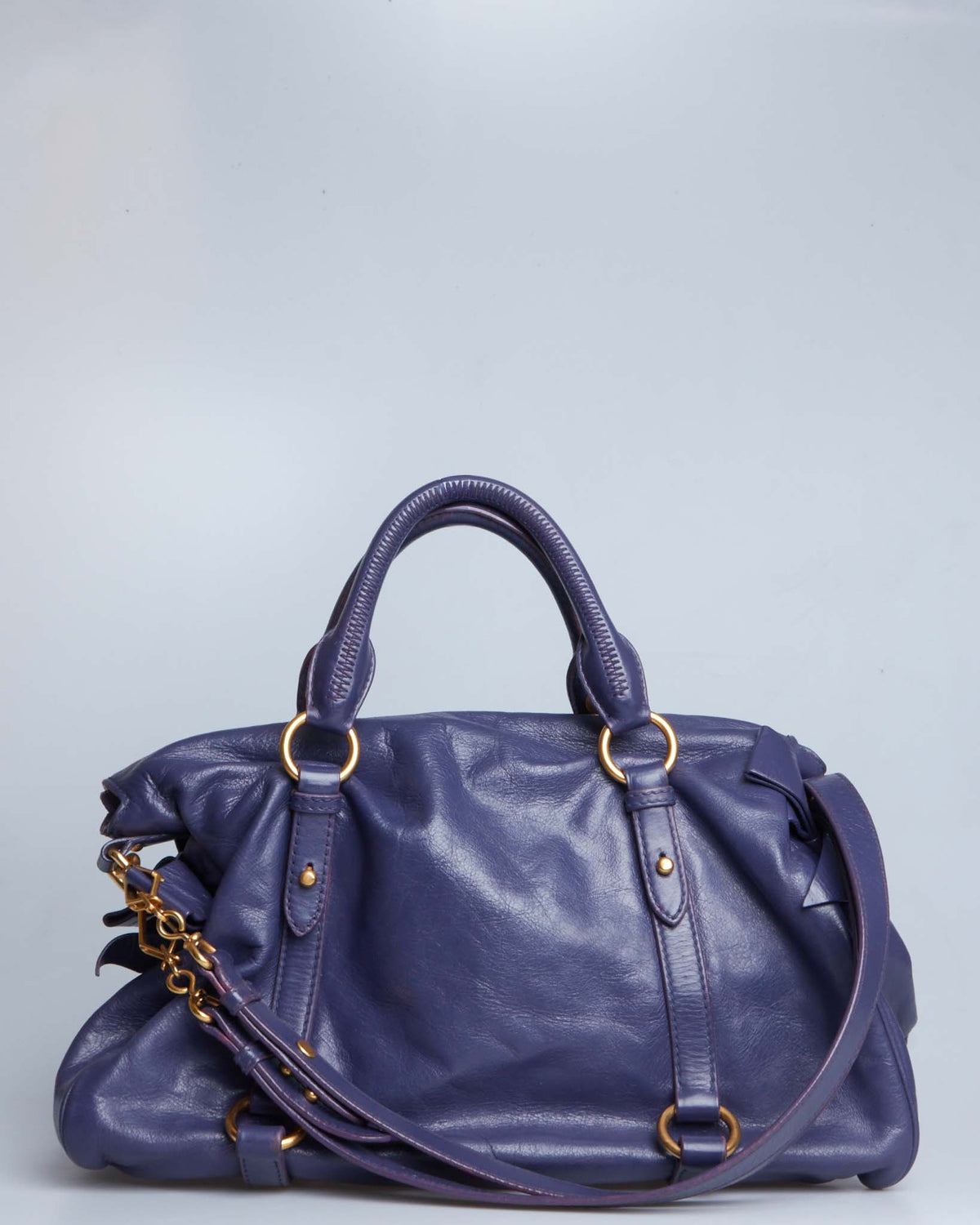 Miu Miu Vitello Lux Bow