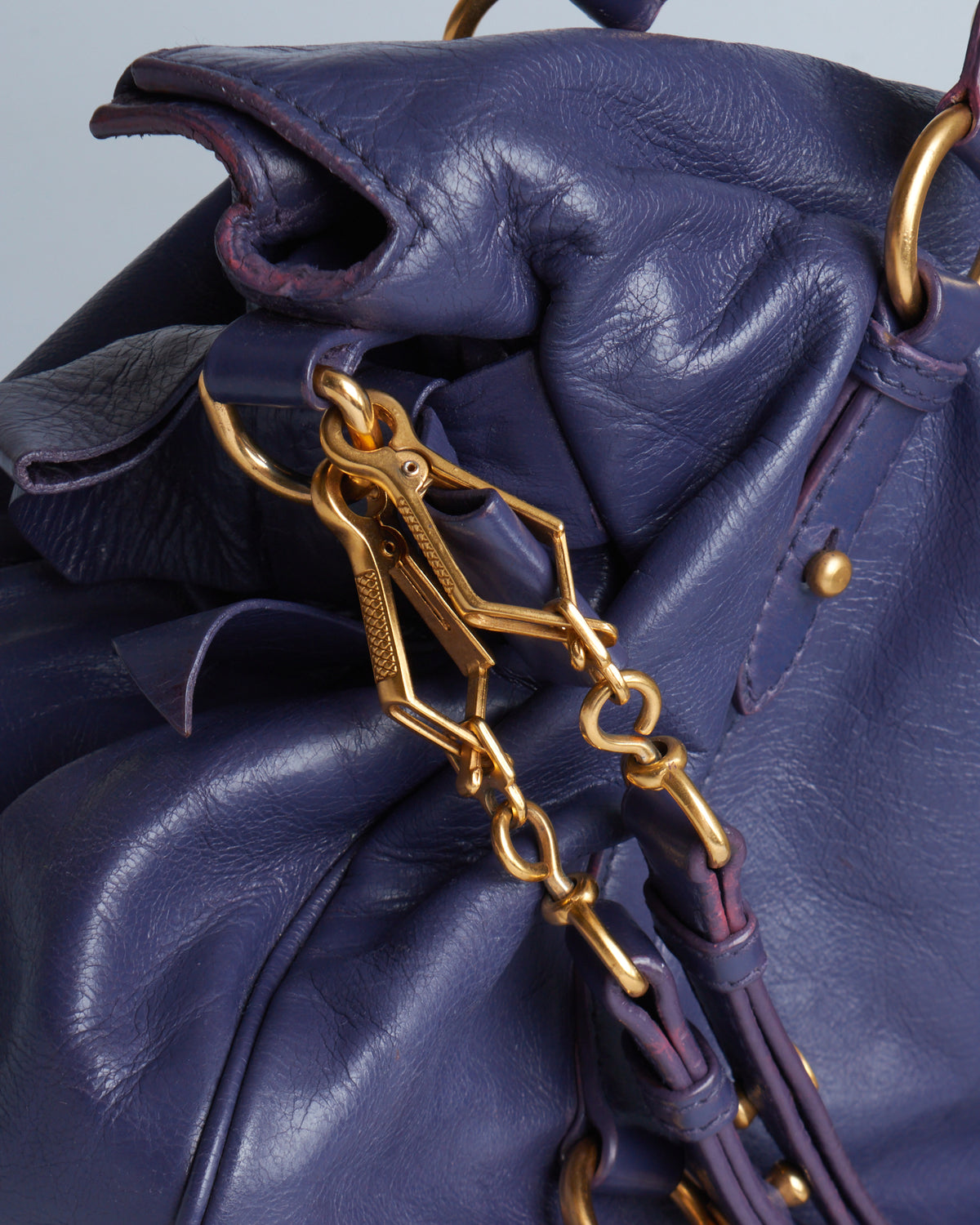 Miu Miu Vitello Lux Bow