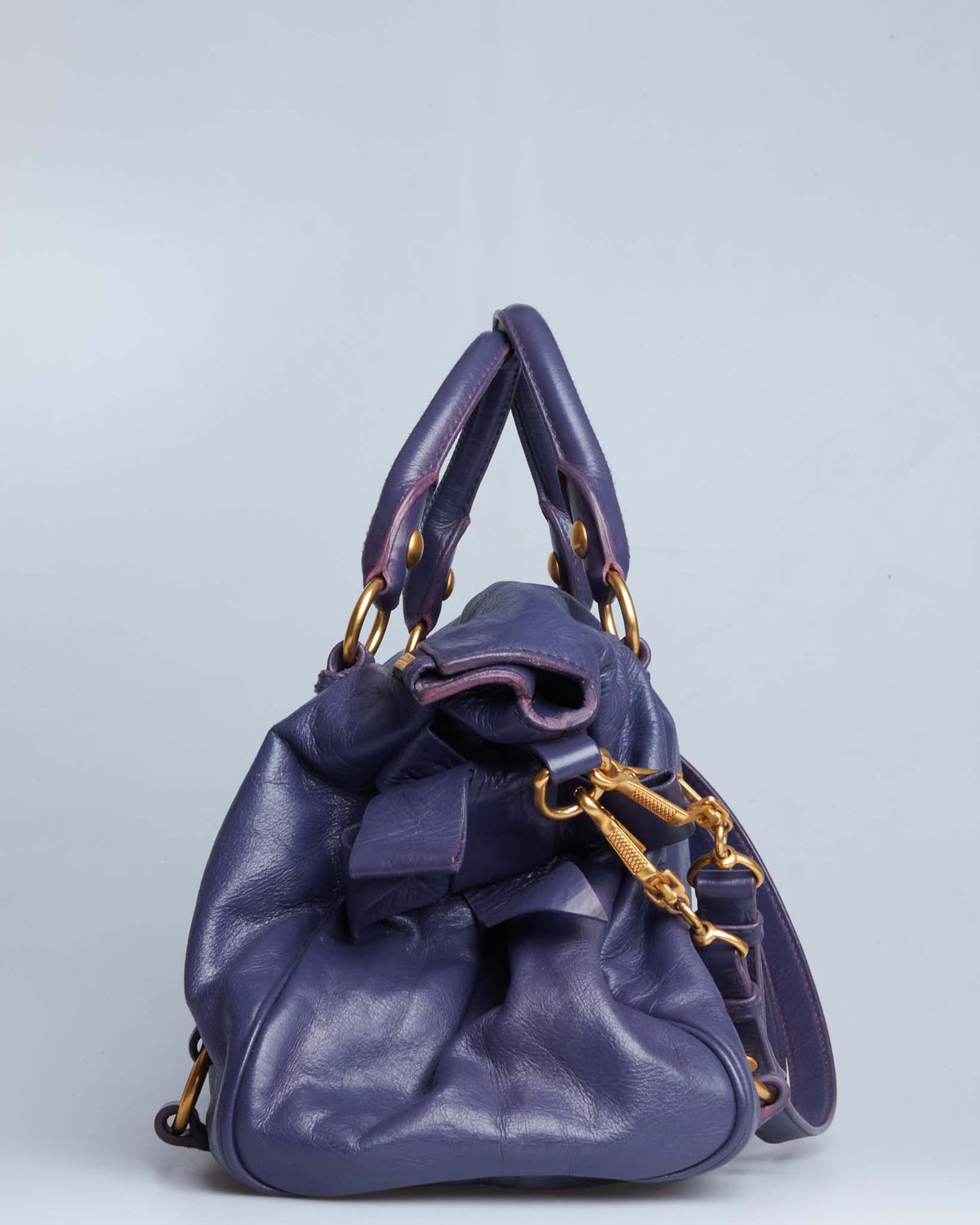 Miu Miu Vitello Lux Bow