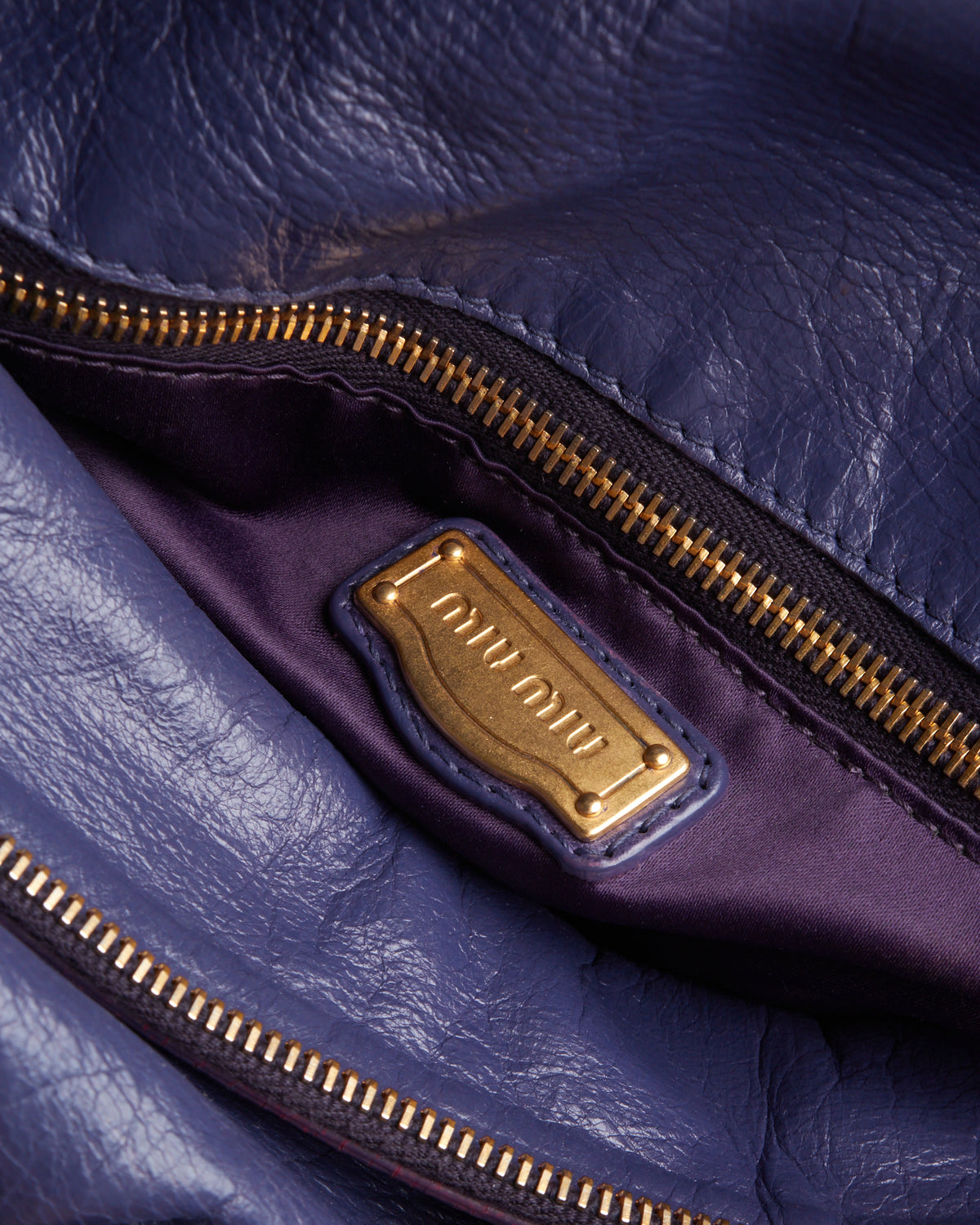 Miu Miu Vitello Lux Bow