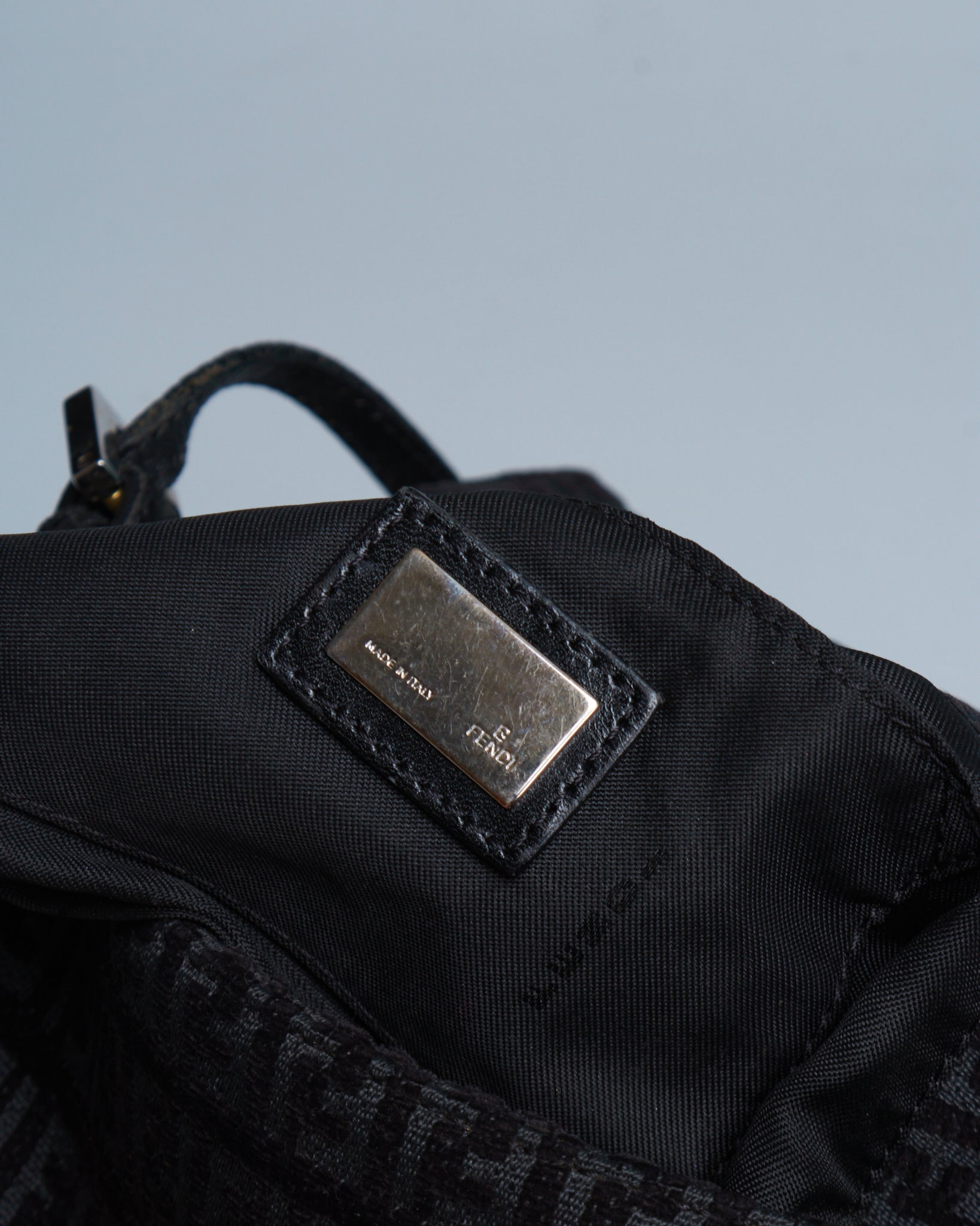 Fendi Zucca Mini Baguette Bag