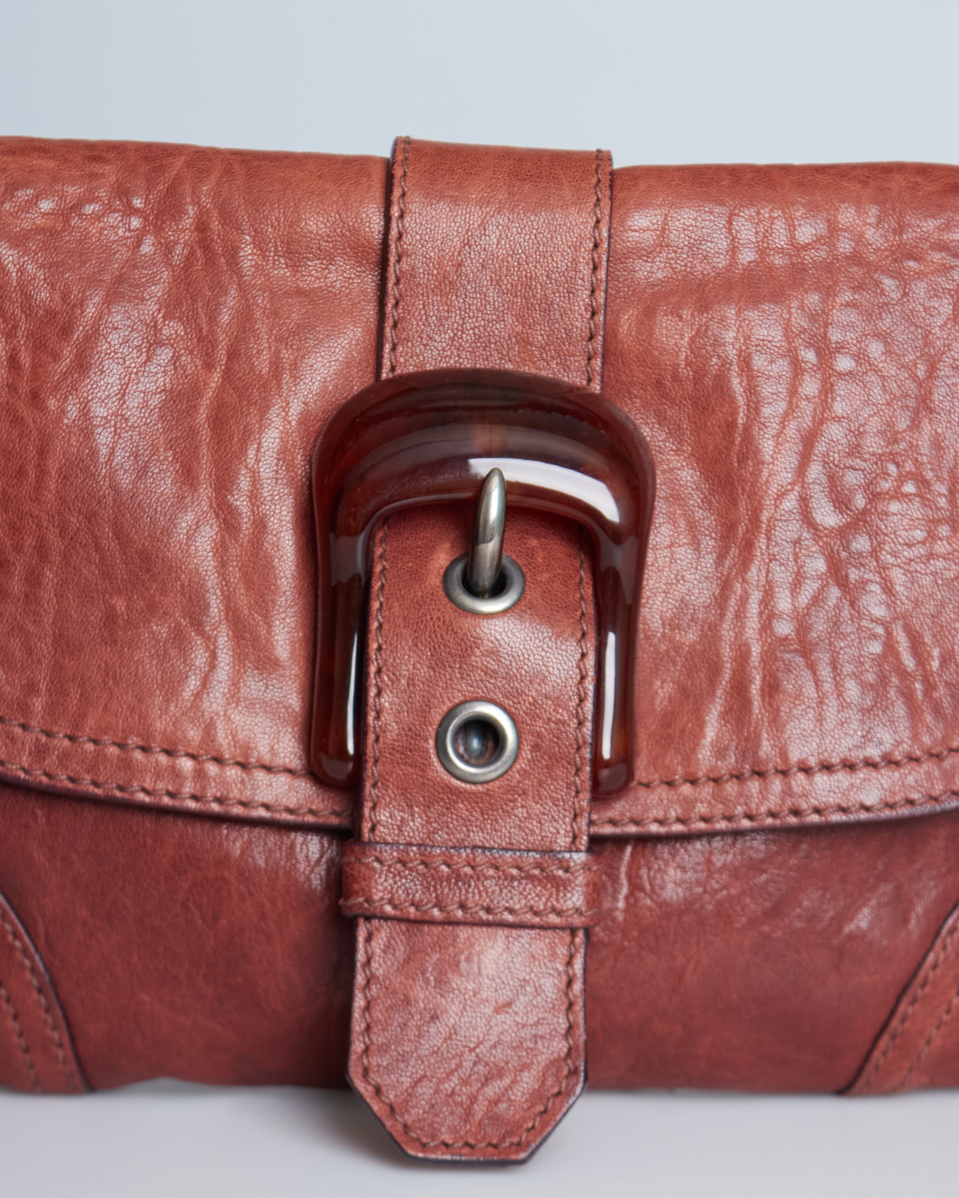 Miu Miu Embellished Buckle Bag