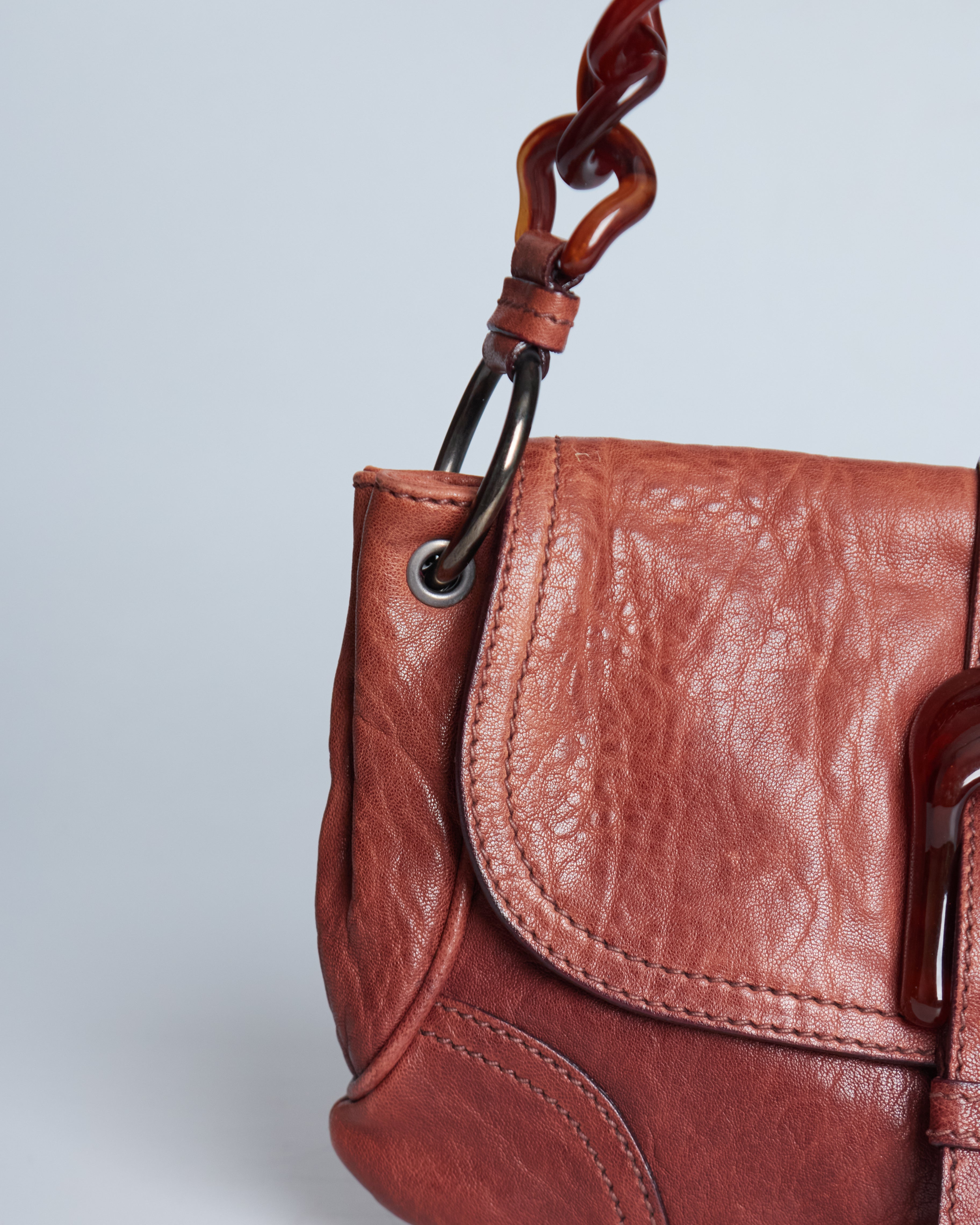 Miu Miu Embellished Buckle Bag