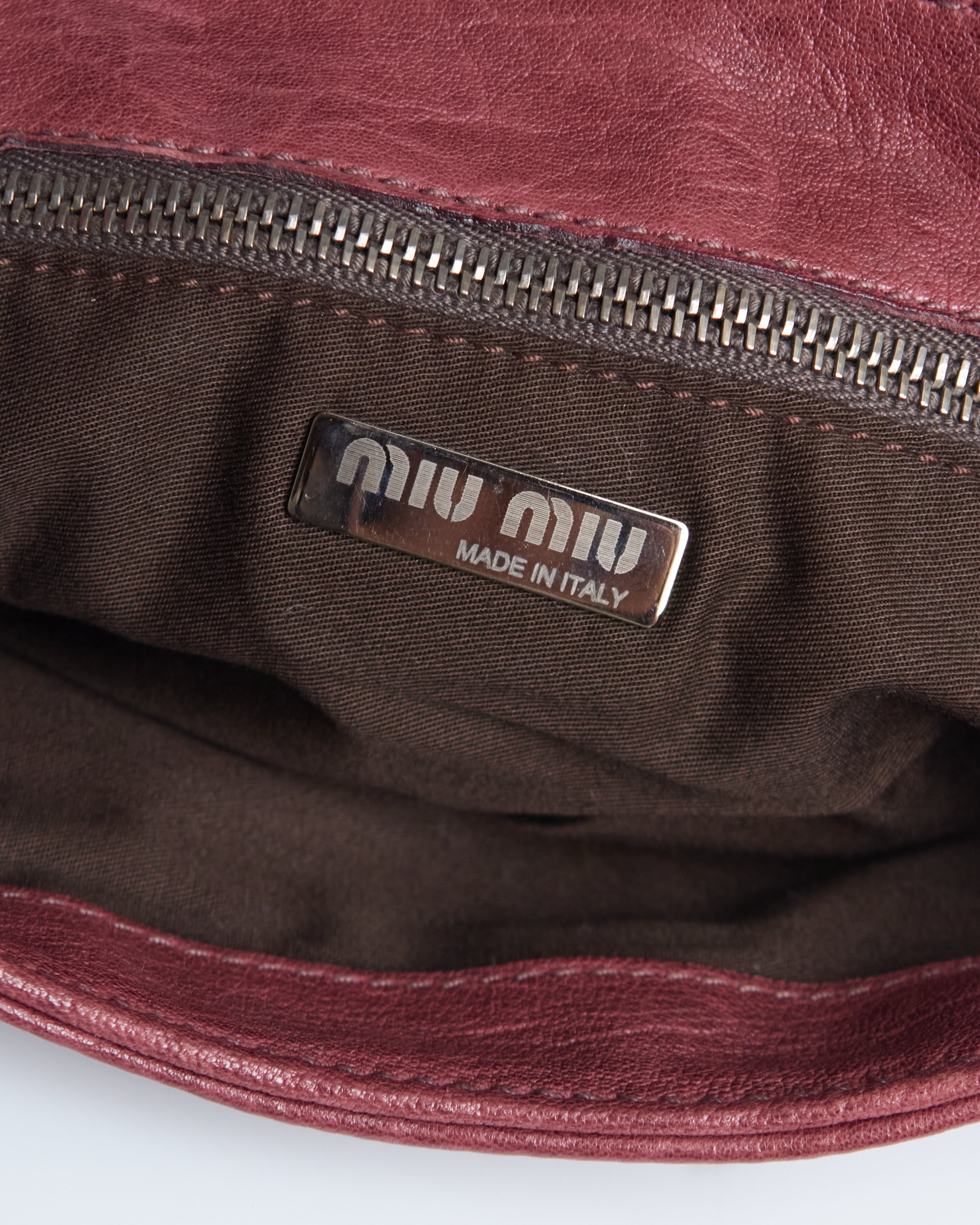 Miu Miu Embellished Buckle Bag