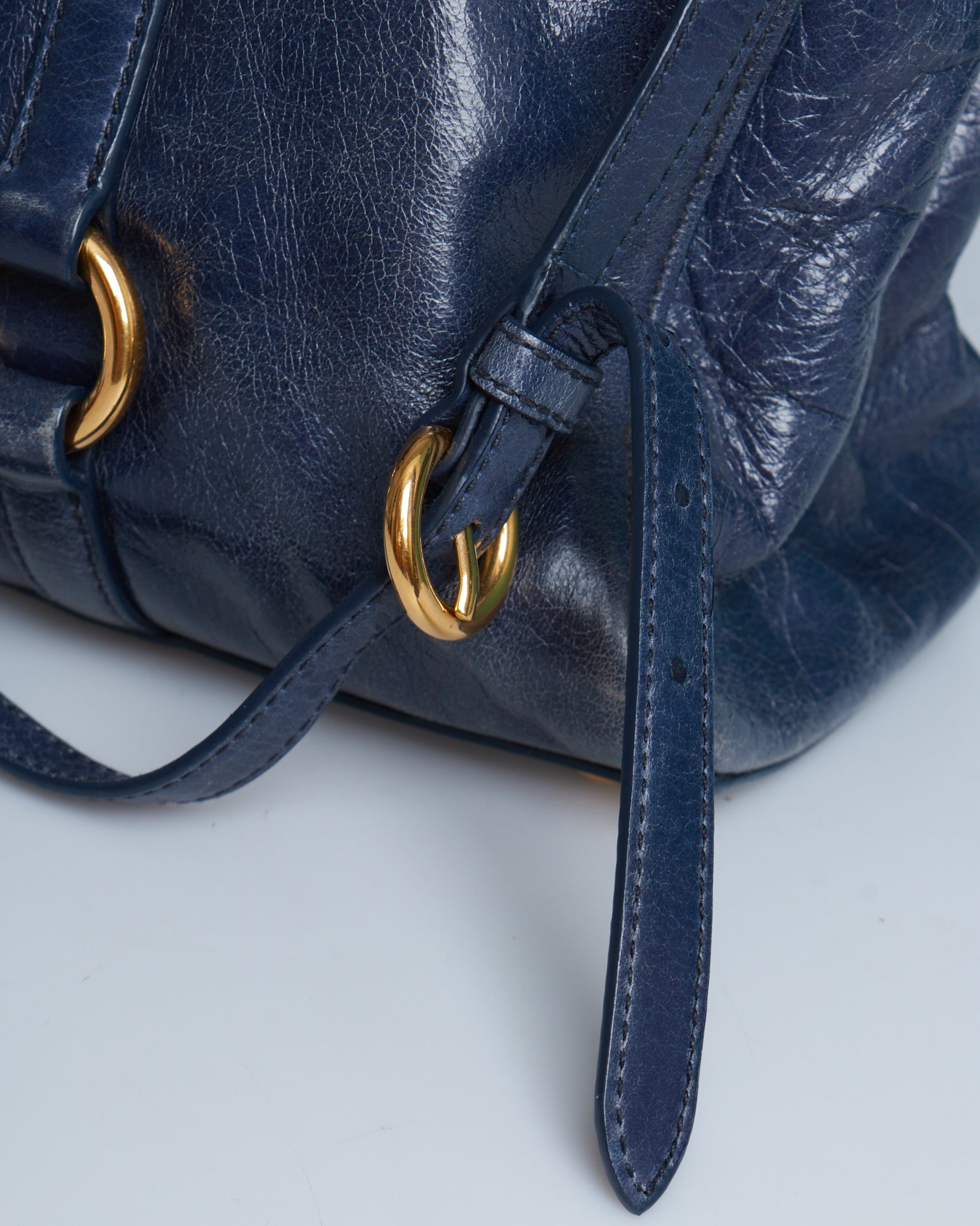 Miu Miu Vitello Lux Bow Tote
