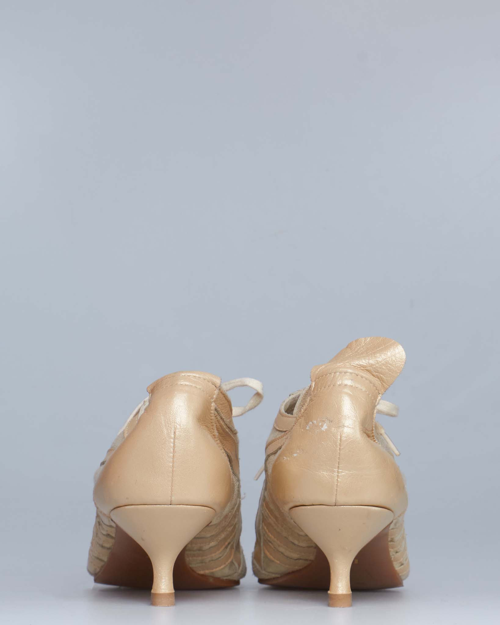 Commes des Garcons Junya Watanabe lace-up heels