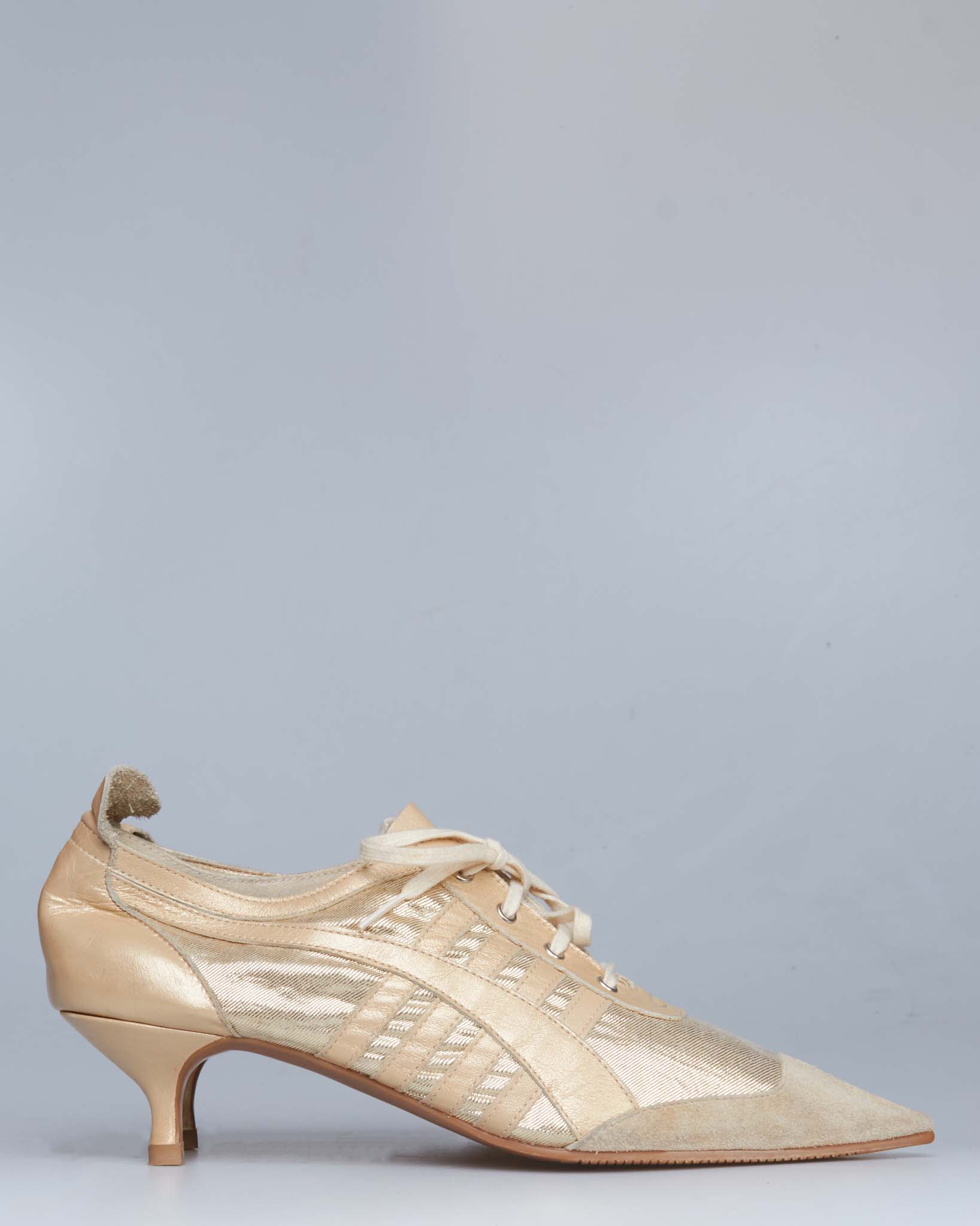 Commes des Garcons Junya Watanabe lace-up heels