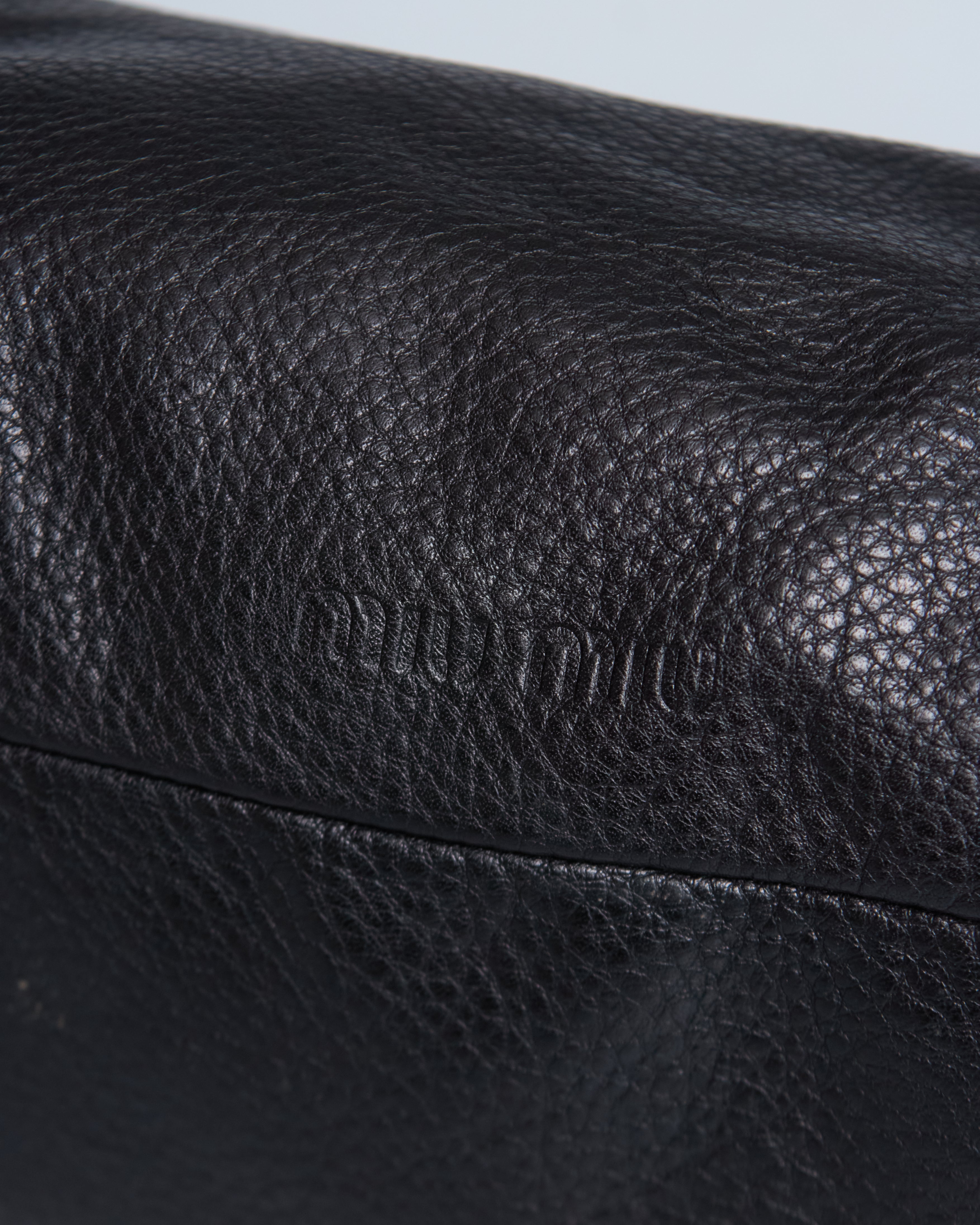 Miu Miu Cargo Leather Shoulder Bag