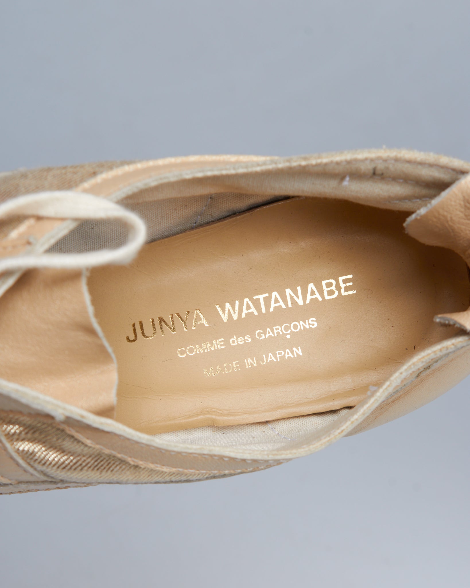 Commes des Garcons Junya Watanabe lace-up heels