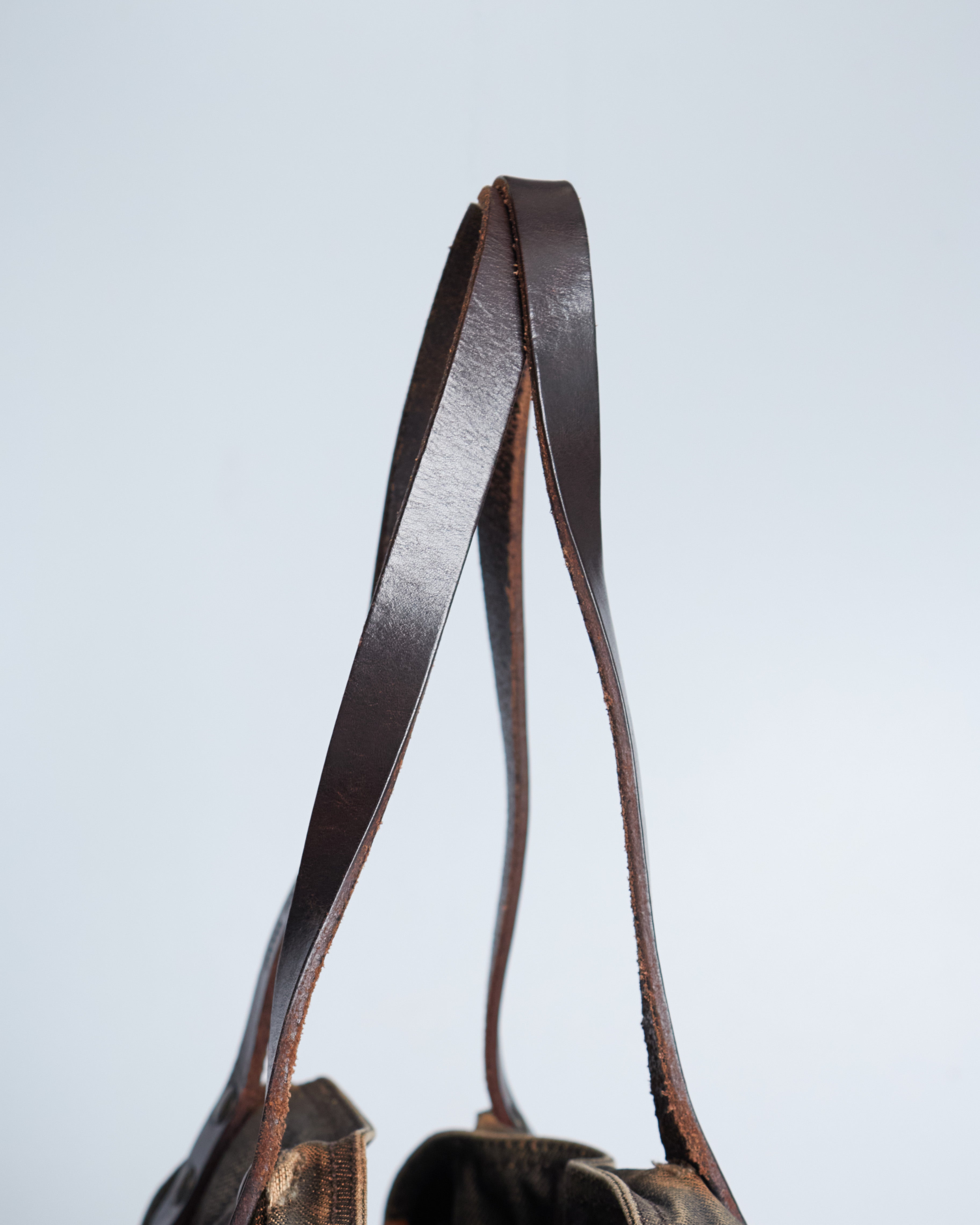 Miu Miu Denim Pony Hair Tote Bag Large