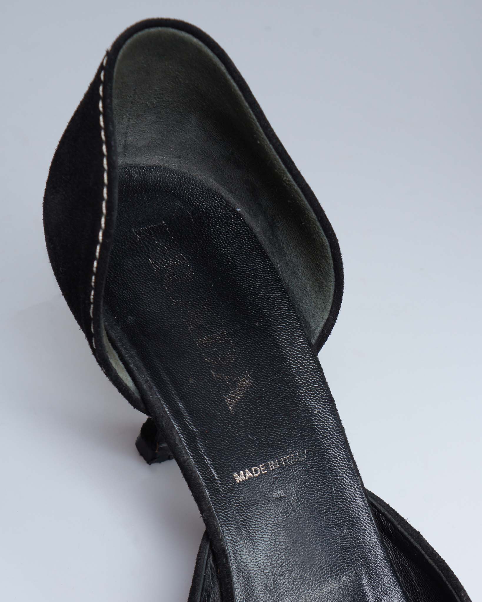 Prada suede kitten heels