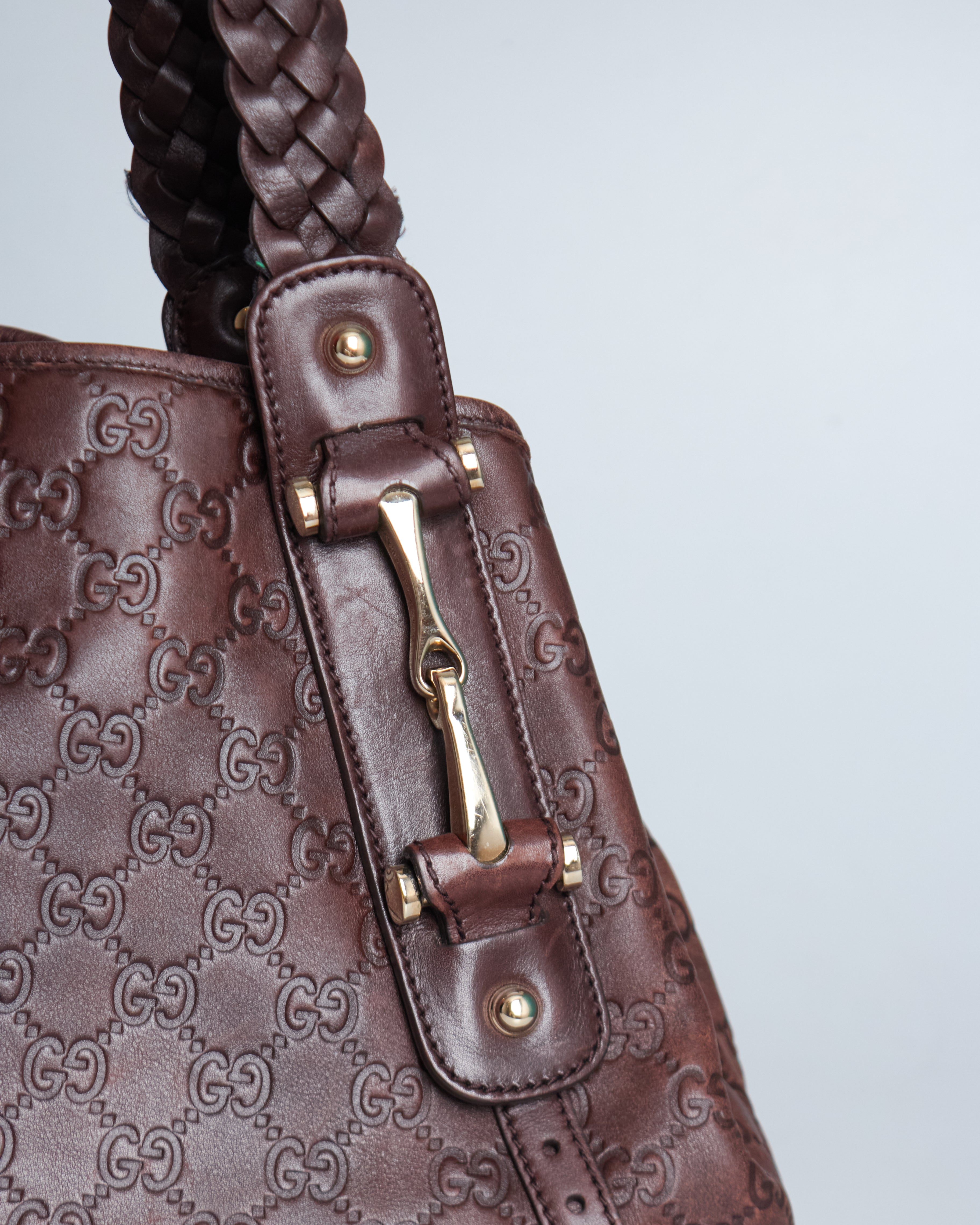 Gucci Guccissima Horsebit Pelham Hobo