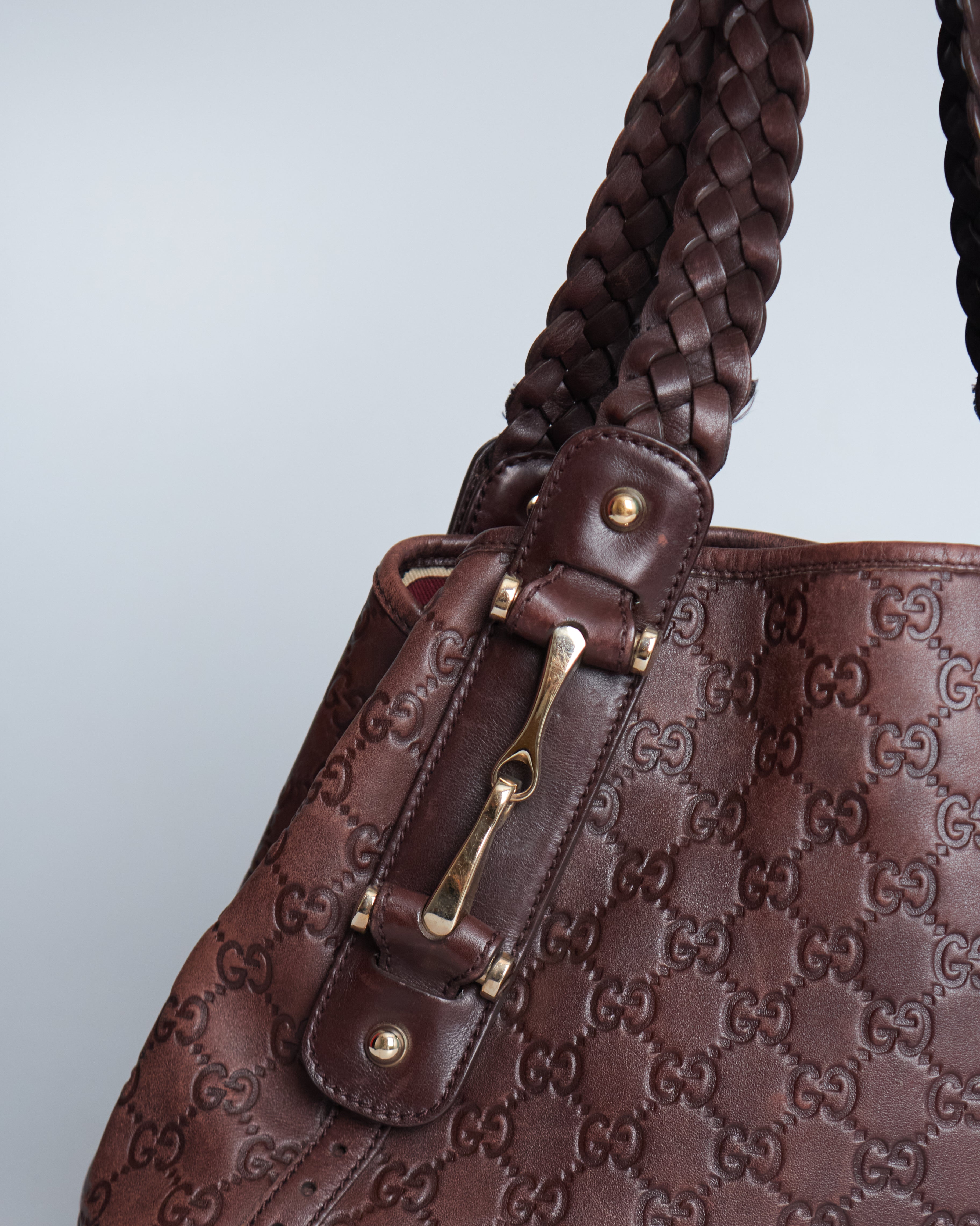 Gucci Guccissima Horsebit Pelham Hobo