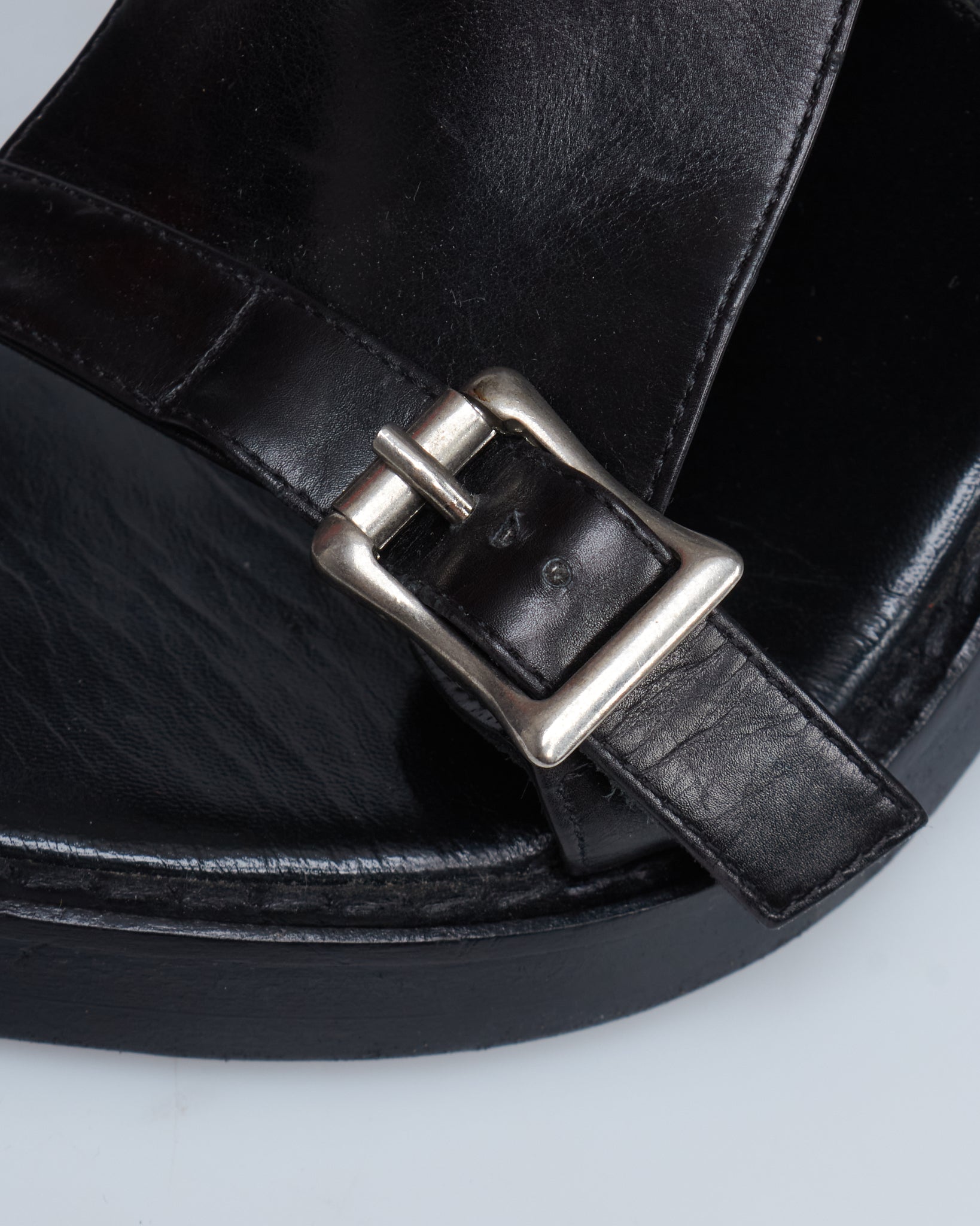 Ann Demeulemeester S/S 2003 buckle sandals
