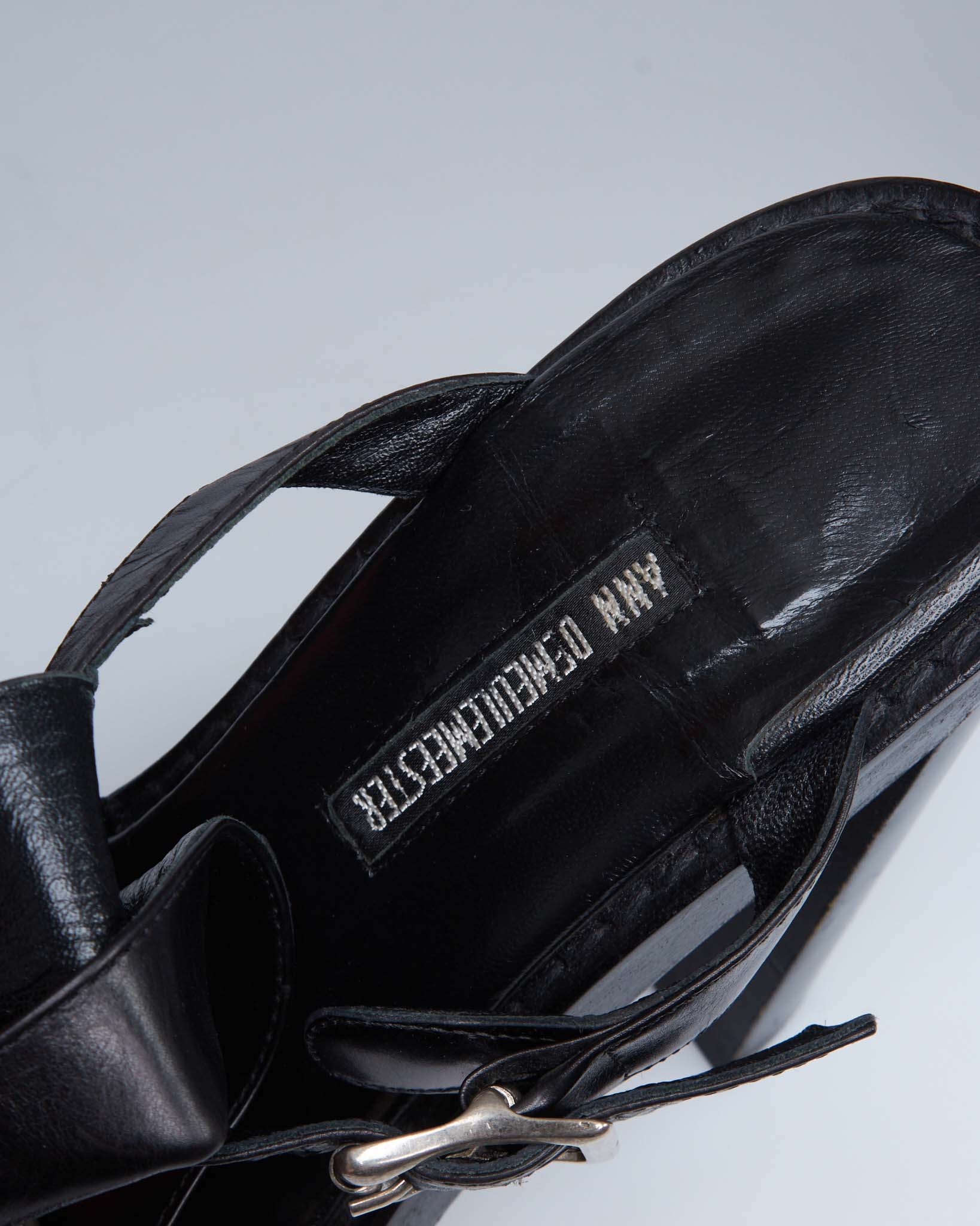 Ann Demeulemeester S/S 2003 buckle sandals
