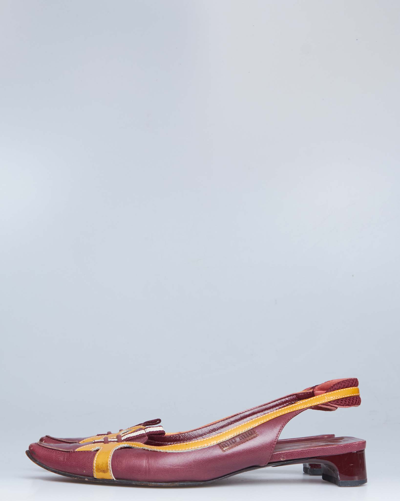 Miu Miu S/S 2000 kitten heel sandals