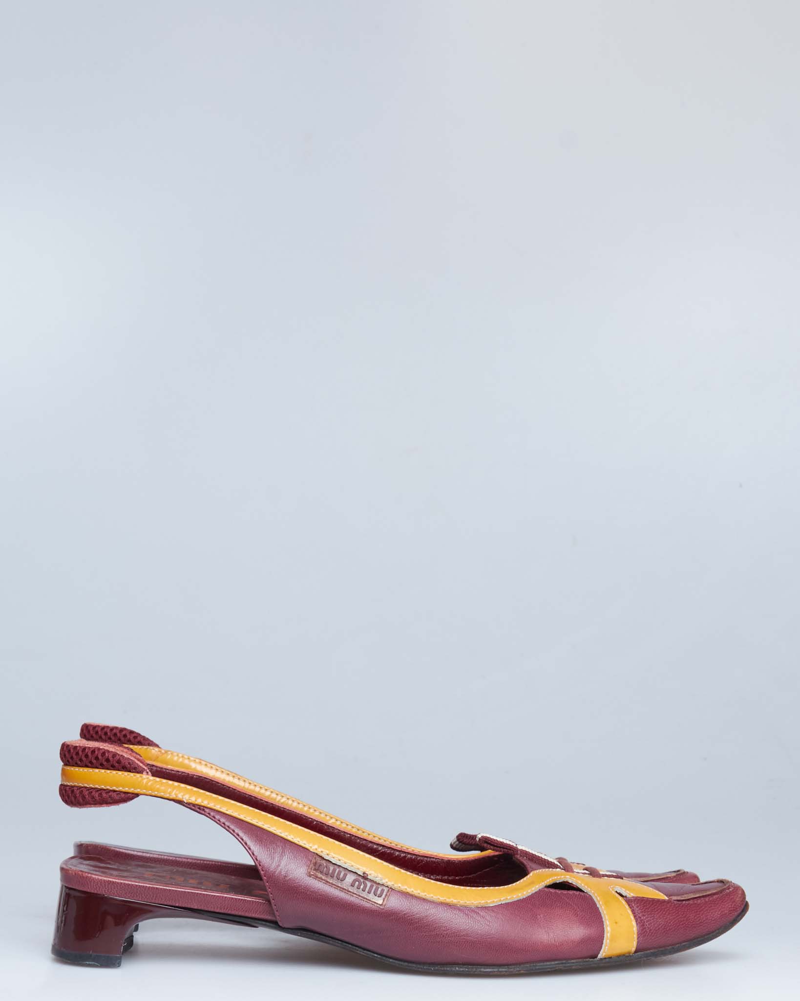 Miu Miu S/S 2000 kitten heel sandals