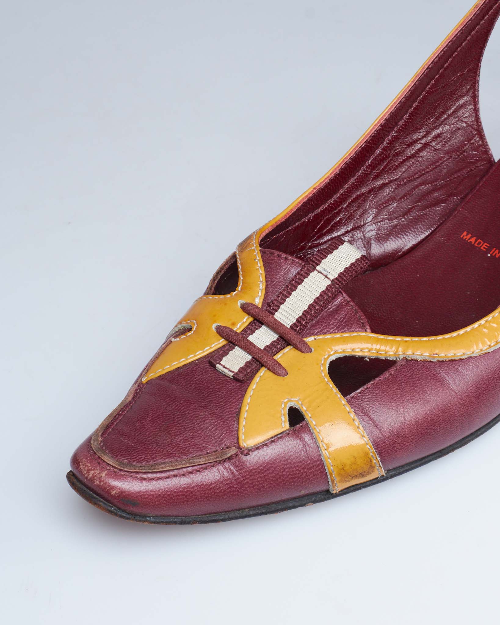 Miu Miu S/S 2000 kitten heel sandals