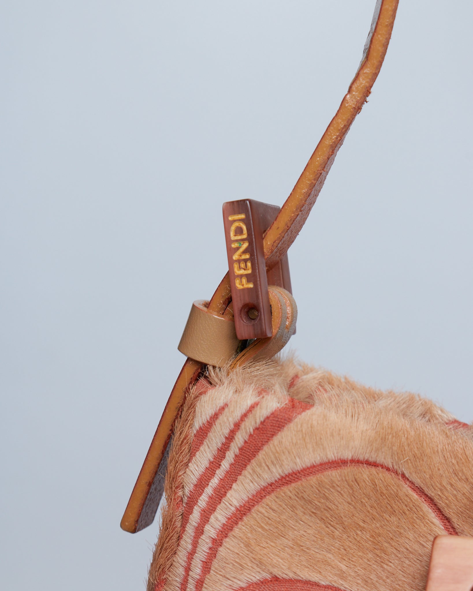 Fendi Pony Hair Mini Baguette