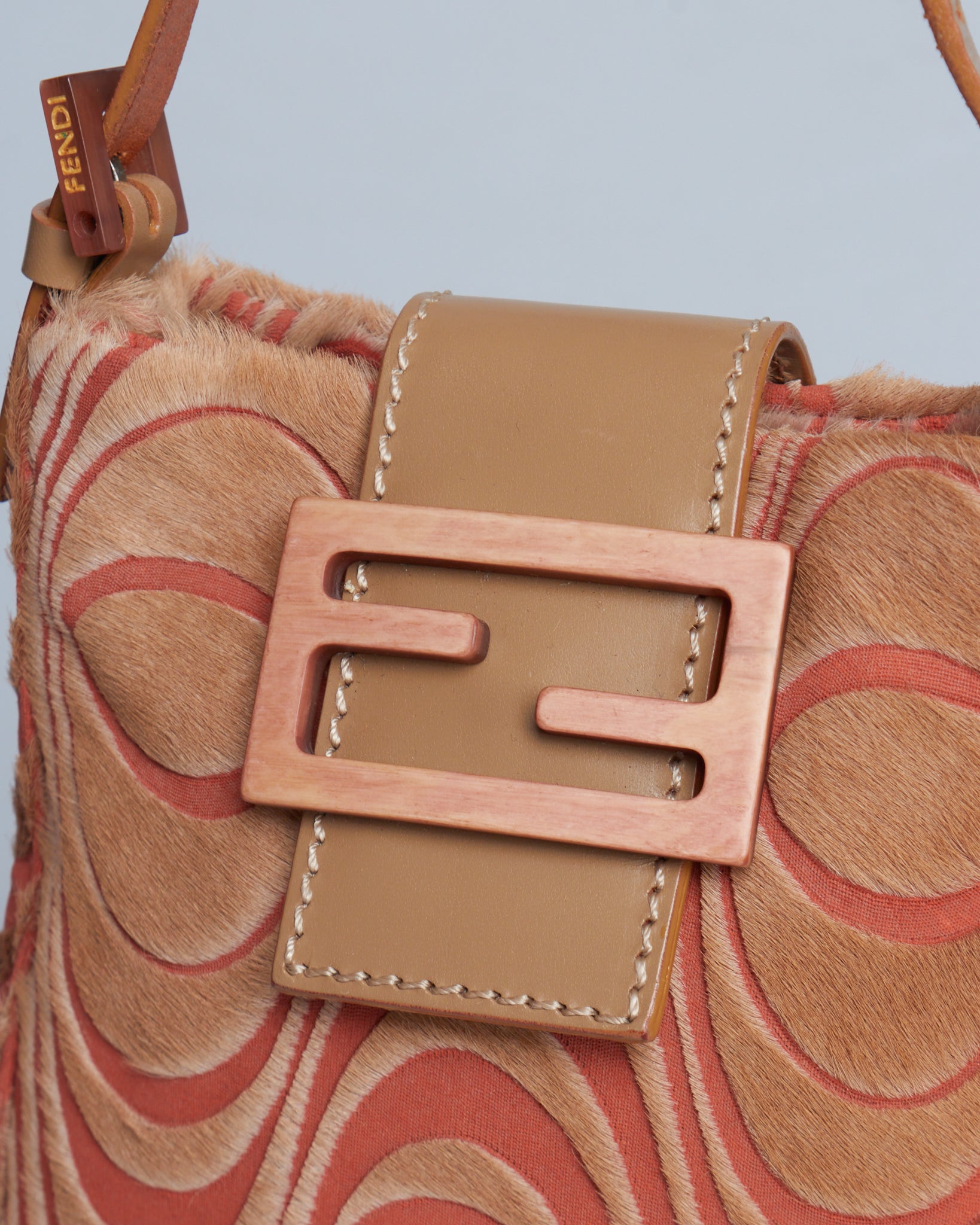 Fendi Pony Hair Mini Baguette