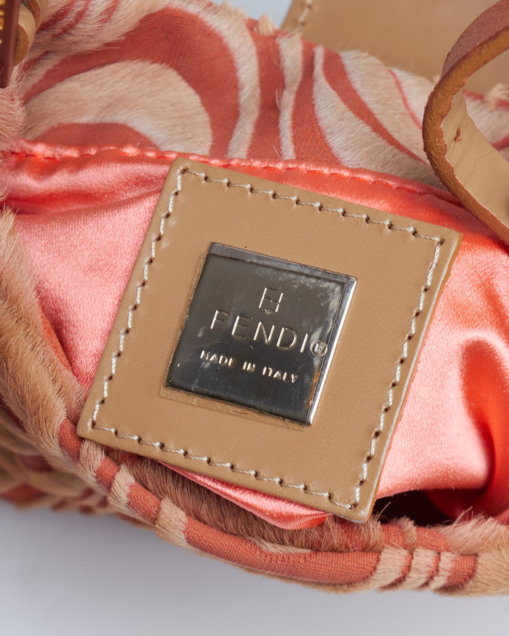 Fendi Pony Hair Mini Baguette