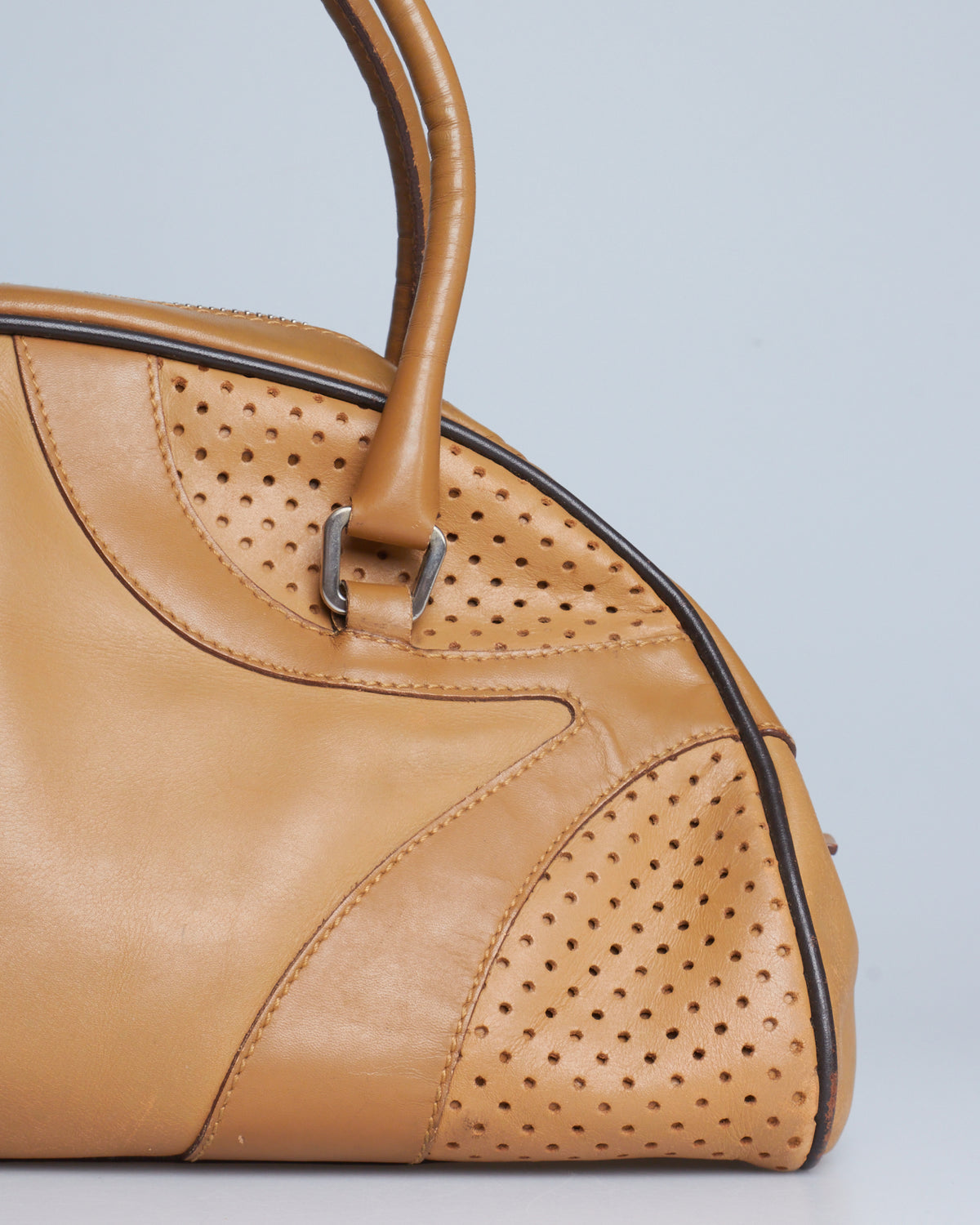 Prada Vitello Drive Bowling Bag